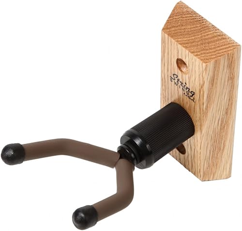 String Swing Soporte de pared para ukelele para ukelele mandolina, compatible con tenor soprano y barítono, kit alternativo para el hogar o el