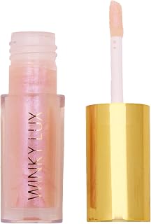 Winky Lux Birthday Cake Barely There Sheer Tinted Lip Oil – Hydrating, Shimmery Gloss, Non-Sticky, Long-Lasting Balm with Jojoba Oil & Vanilla Scent