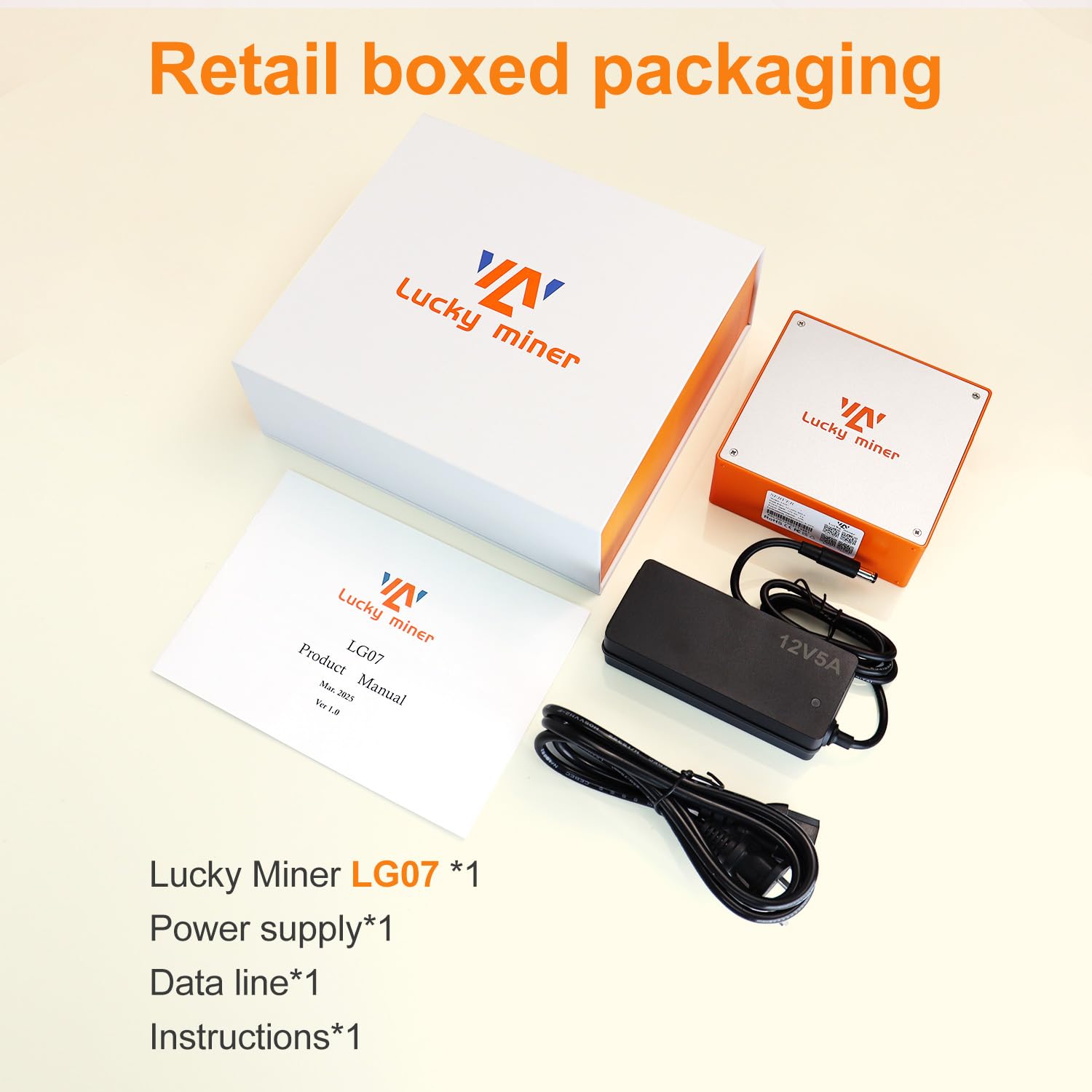 Lucky Miner LG07 Quiet Home Crypto Miner Perfect for Dogecoin & Litecoin, Scrypt ASIC 10-12MH/s, Super Low Power 25-27W, Built-in 2.4GHz WiFi, Easy Setup — view 7