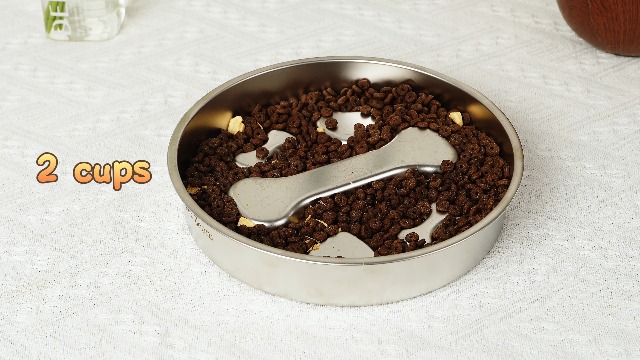 Slow Feeder Dog Bowls,Non-Slip Base Stainless Steel Pet Food Bowls,2 Cups Metal Dog Slow Feeder Bowl for Large Medium Breed,Double-Sided - image 8