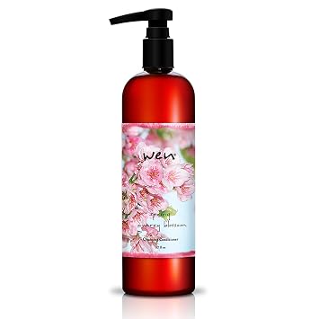 WEN by Chaz Dean Cleansing Hair Conditioner - Adds Moisture to Dry, Curly, Fine Hair, Shampoo Alternative for Women & Men, Hydrating & Moisturizing - Spring Cherry Blossom, 32 fl oz Pack of 1