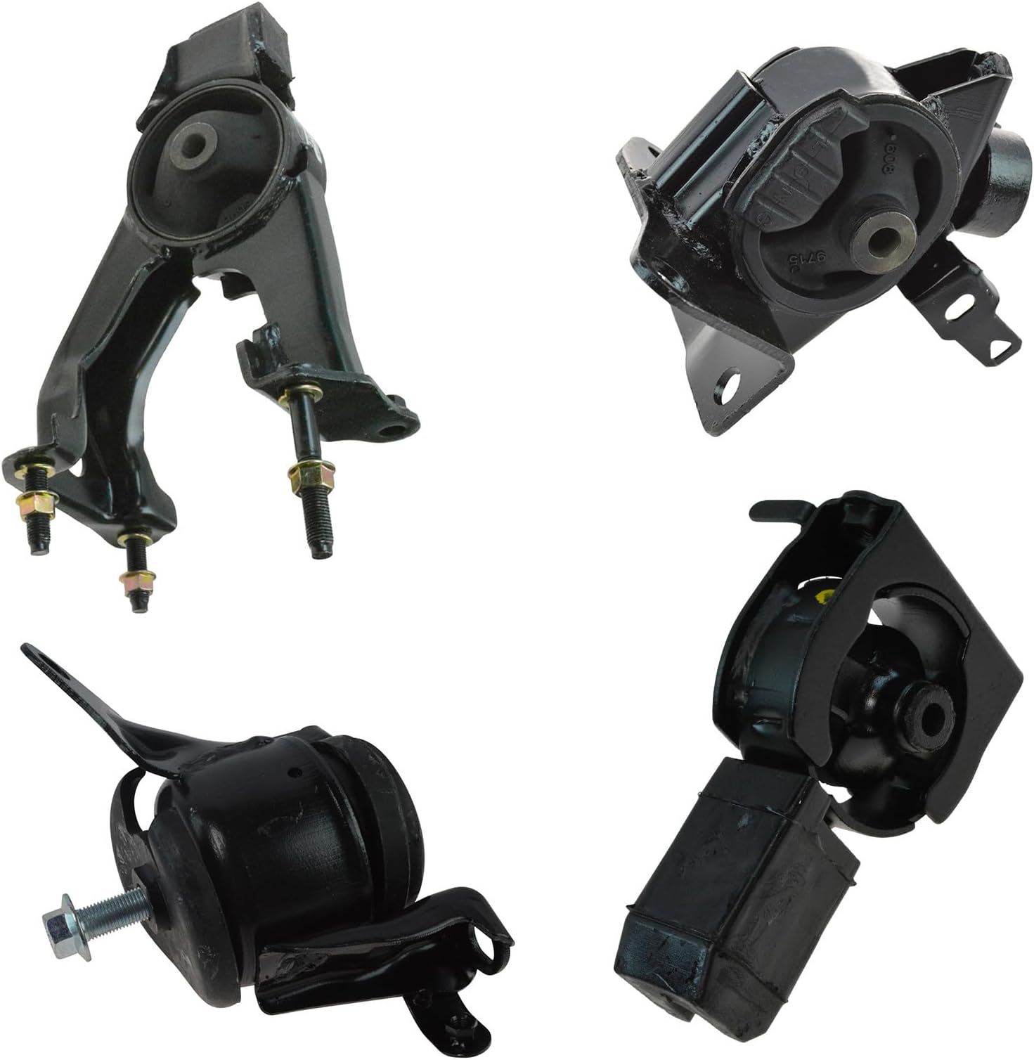 TRQ Engine Motor Transmission Mount Front Rear Kit Set of 4 Compatible with Scion tC 2.4L