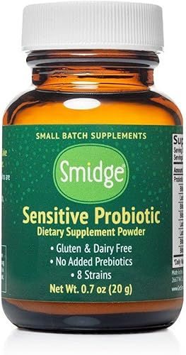 Smidge® Polvo probiótico sensible y cuchara de dosificación (GutPro®)