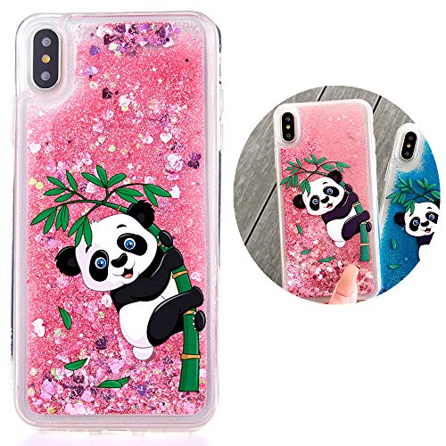 3D Flower Animal Cartoon Compatible with iPhone XR,Pretty Funny Cute Ultra Thin Slim Transparent Clear Soft TPU Sparkle Bling Glitter Flexible Silicone Bumper Protective Back Cover
