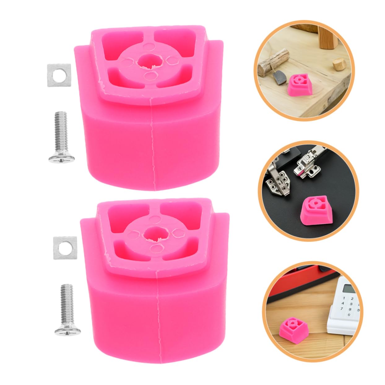 Bremsen für Inliner Kinder 2stücke Universelle Rollschuhteile mit Rutschfestem Zehenstopper aus Gummi und Edelstahl für Bremsenwechsel an Kinder Skates