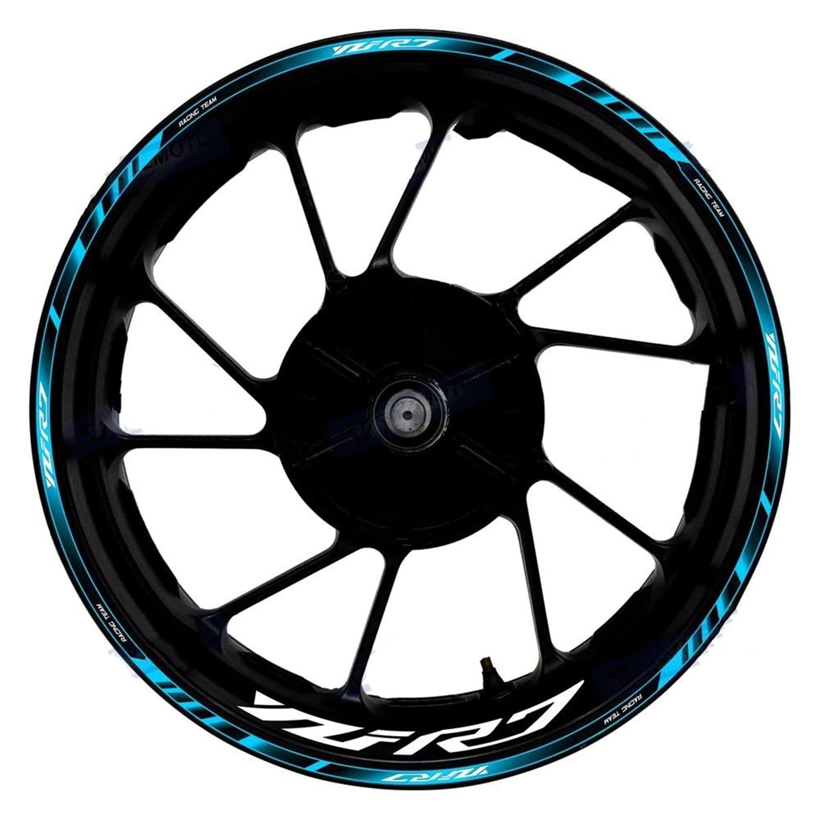 Motorcycle Accessories Reflective Rim Edge Stripes Wheel Stickers for Yamaha YZF R7 YZF-R7(Style 8)