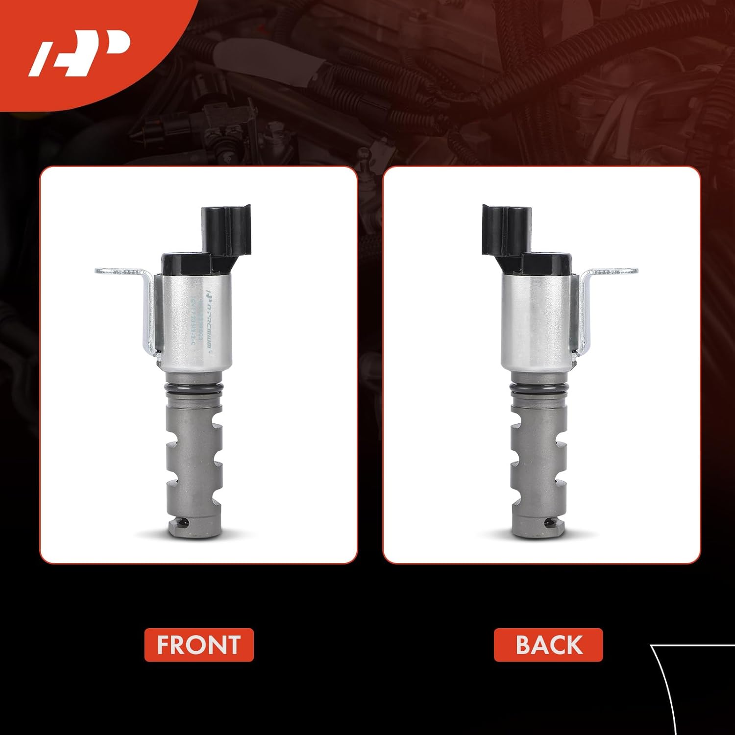 A-Premium Intake & Exhaust - Engine Variable Valve Timing (VVT) Solenoid Compatible with Toyota, Scion & Pontiac - Corolla(09-20), Matrix(09-14), C-HR(18-20), iM(16), xD(08-14), Vibe(09-10) - L4 1.8L