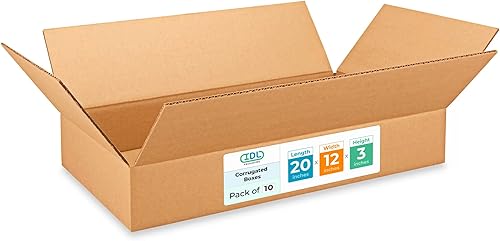 Miniatura 504 de Cajas para envío IDL Packaging - B-1266-5 de cartón corrugado, tamaño pequeño, de 12 pulgadas de largo x 6 pulgadas de ancho x 6 pulgadas de alto