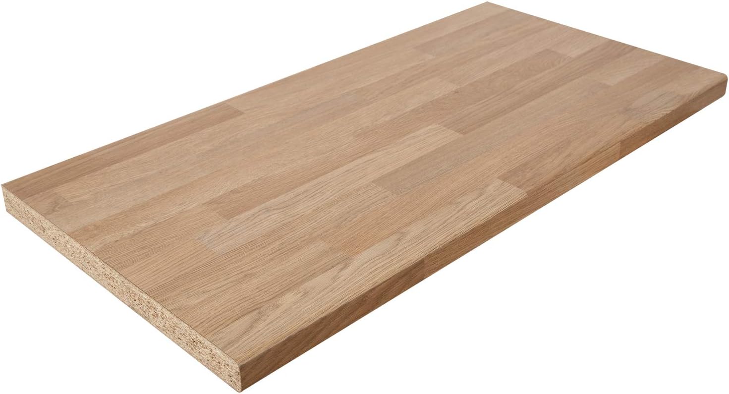 TOP WORKTOPS Solid Oak Wooden Kitchen Worktop (3m x 620mm x 38mm