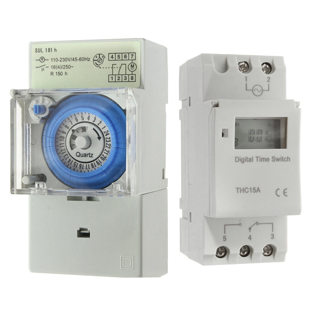 Generic 7 Day Timer Programmable Wall Home Office 24 Hour Plugin