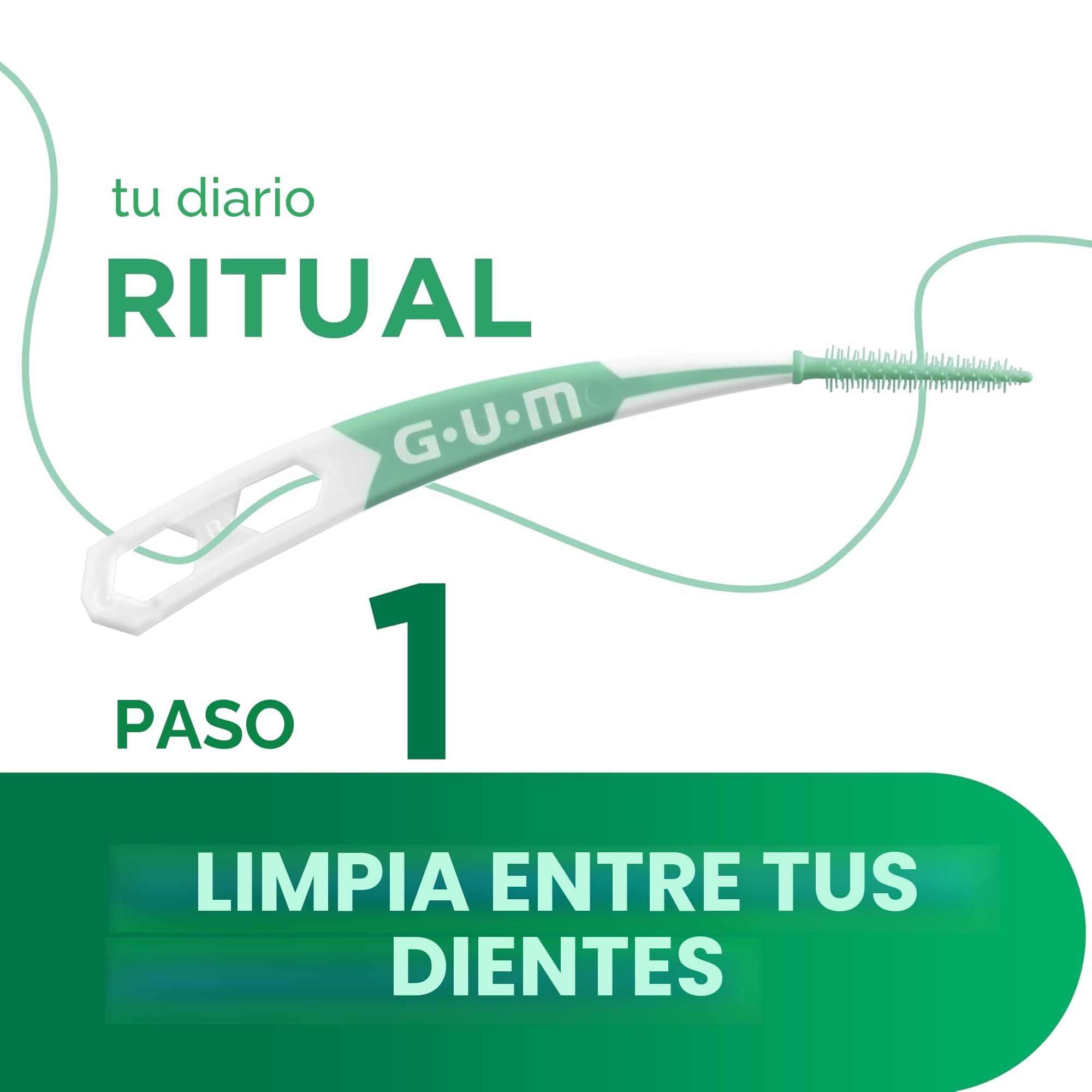 GUM SOFT-PICKS PRO palillos interdentales | forma curvada para facilitar el acceso a zonas complicadas | acción suave para las encías sensibles | [L - 3x60] (+1 muestra extra)
