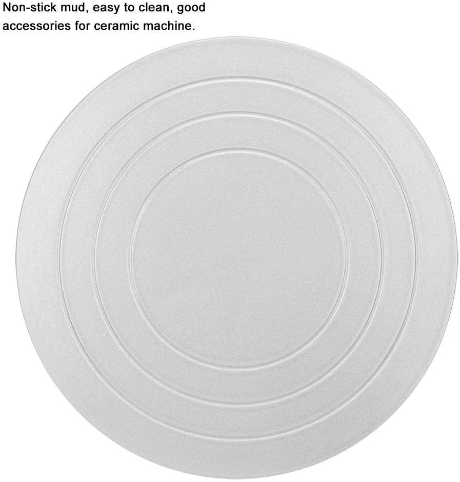 Pottery Wheel,Sculpting Wheel, Heavy Duty Metal Ceramic Machine Turntable Pottery Wheel Rotating Table Clay Modeling Sculpture Tool 50Kg Bearing Capacity, Non-Stick Mud Silen