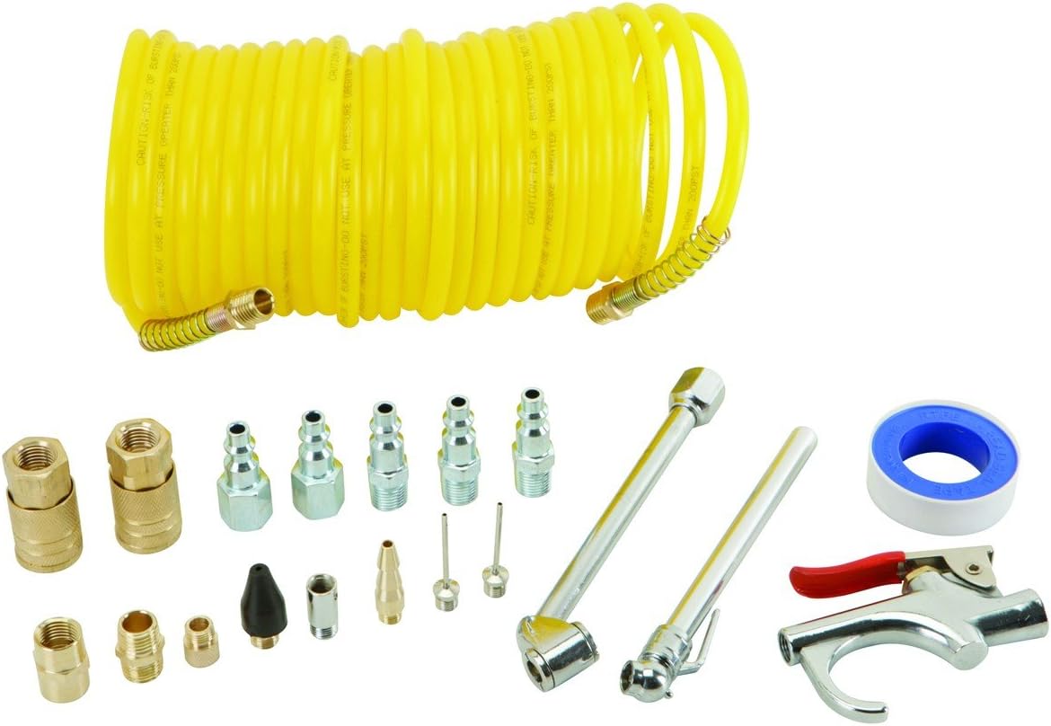 20 Pc Air Compressor Starter Kit Central Pneumatic - Item#68191