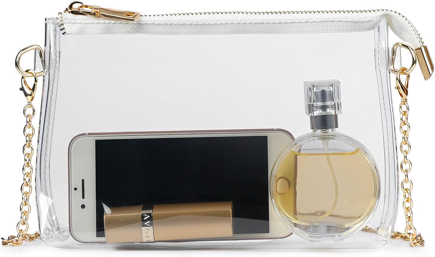 Lorbro Clear Purse Women Stadium Approved Transparent Zipper