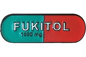Fukitol Enamel Pin: The Perfect Dose of Sass