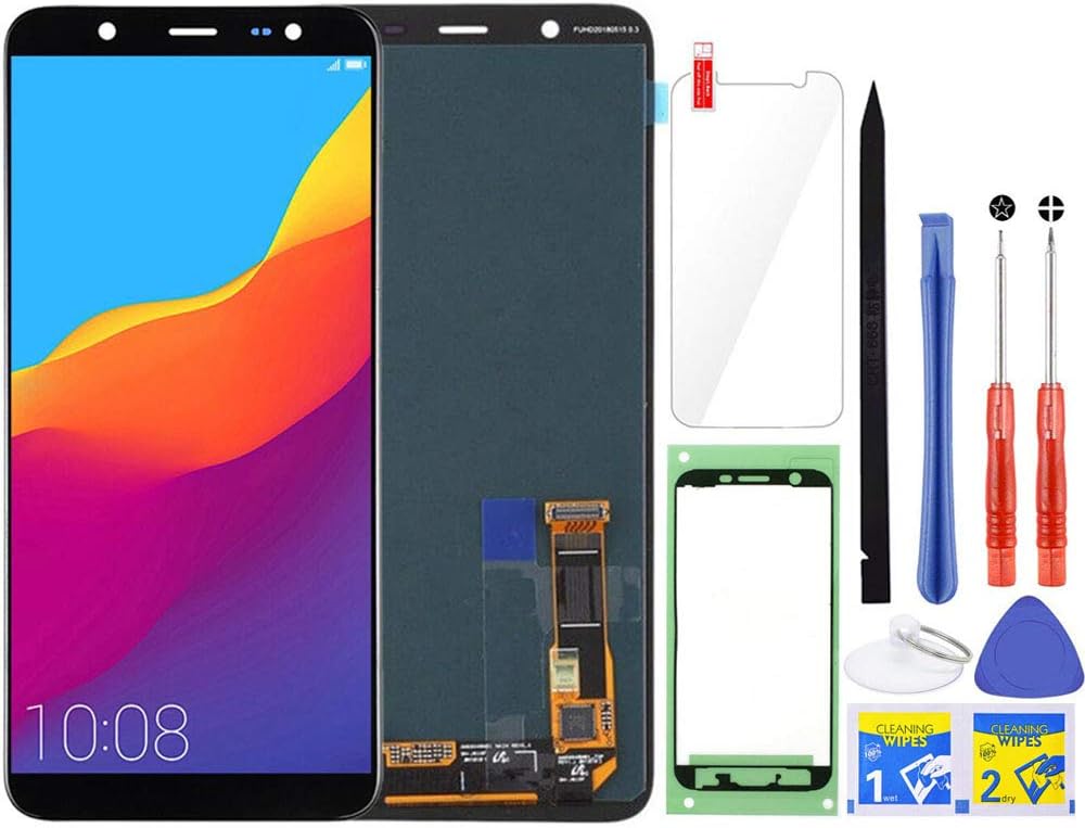 J8 2018 LCD Screen Replacement Touch Display Screen Digitizer Assembly 6.0" (Black) for Samsung Galaxy J810 J810F/DS J810G/DS J810Y/DS SM-J810G SM-J810F J810Y SM-J810Y SM-J810GF SM-J810M