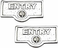 Vista 54 de Placa de interruptor de suministro para renovadores, placa de pared con acabado de latón "Downstairs