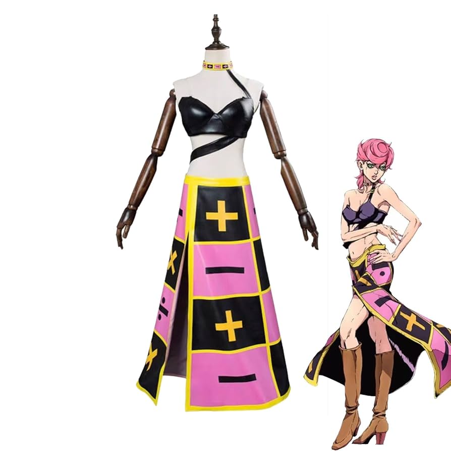 ジョジョ5部/トリッシュ・ウナ/コスプレ衣装/ウィッグ Amazon.co.jp: トリッシュ·ウナ コスプレ衣装 ウィッグ ジョジョ