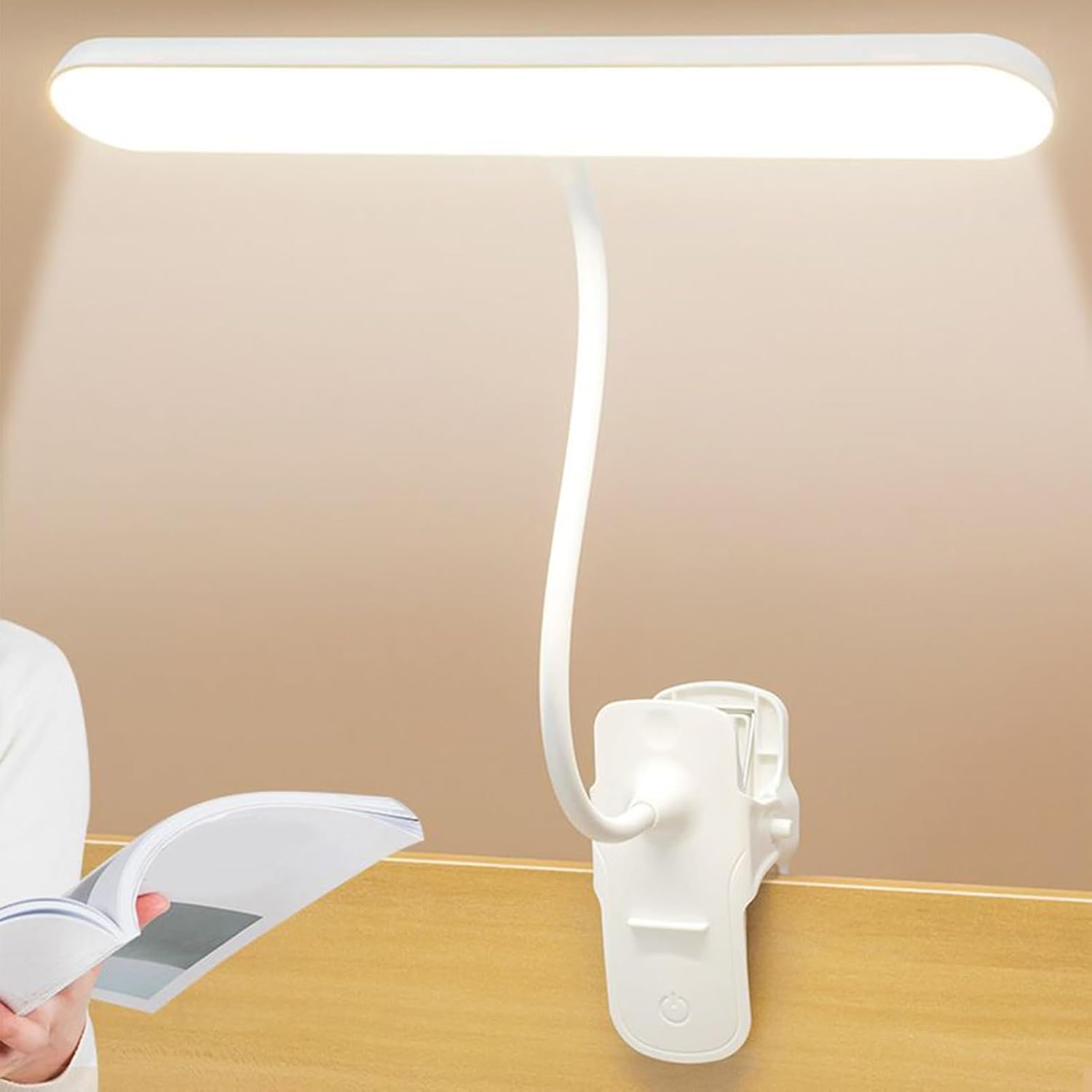 Clip Light, Eye Protection Design, 28x38x12cm, Clamp Lighting, Tabletop Music Lights, Workshop Supply, for Readers, Musicians, Artists