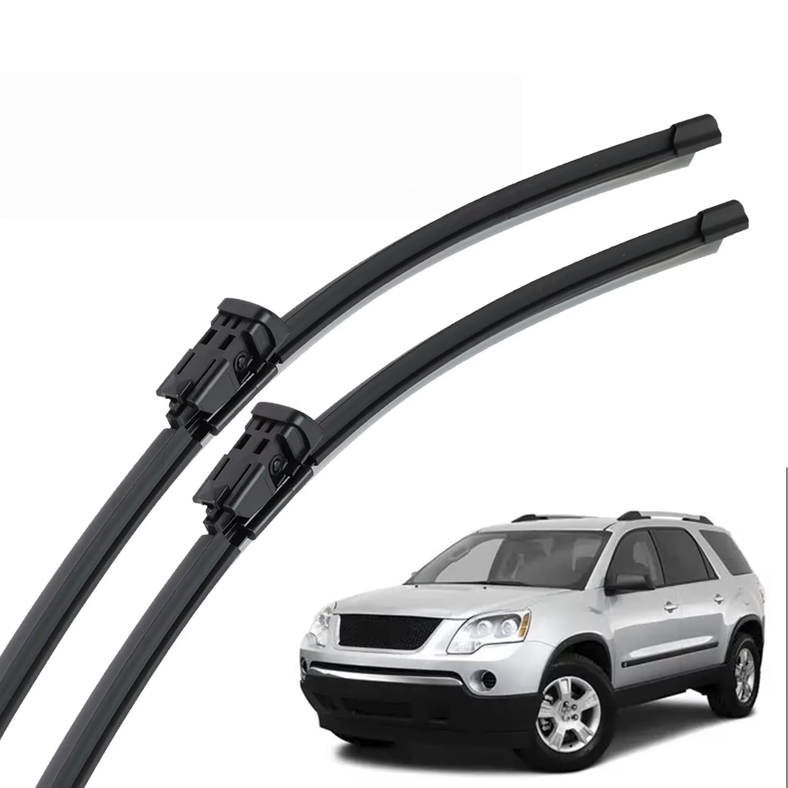 PAPEP Windscreen Wiper Blades for GMC Acadia MK1 2007-2011 24"+21", Front Replacement Wipers OEM Quality Water Repellent Rubber Automotive Windshield