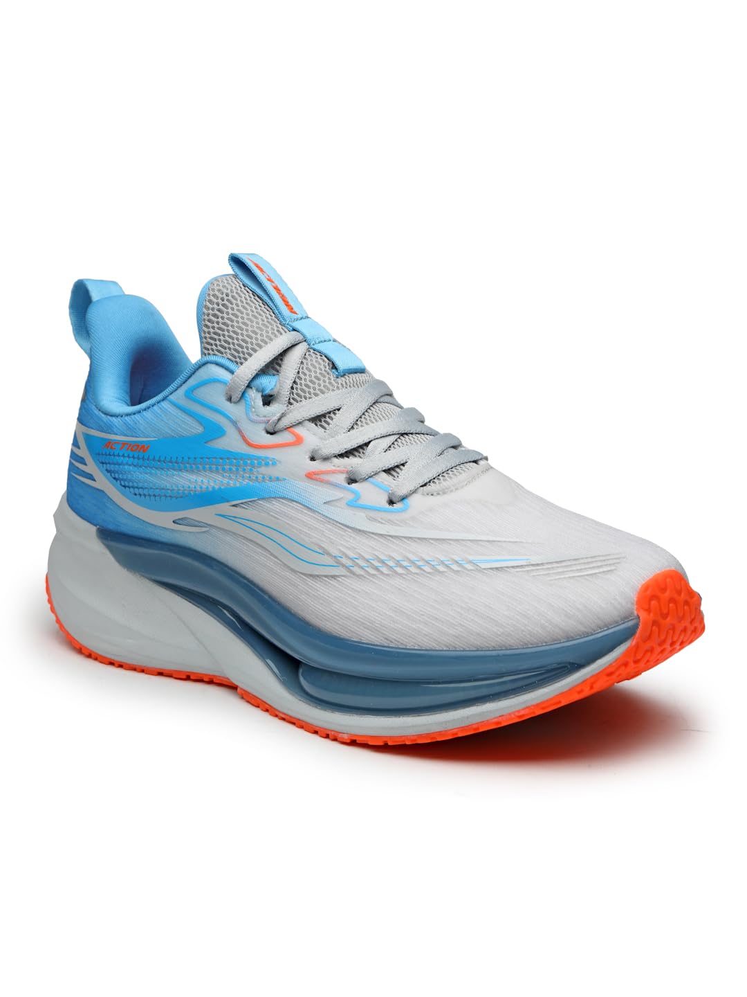 | Athleo | TURBO-2401 | Lightweight | Comfortable | Durable | Sports | Lace-Up | Running Shoes | for Men