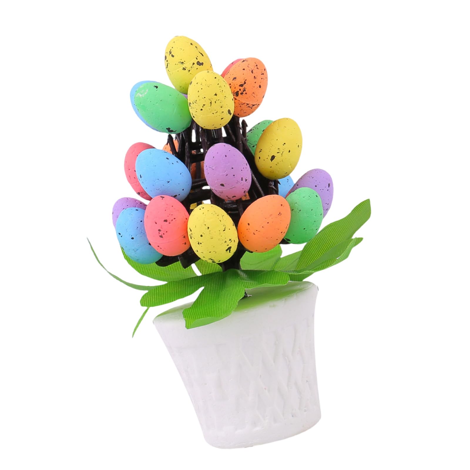 Hsioluted User Friendly Easters Eggs Desk Ornament Easters Eggs Pottery Table Ornament for Creative Holiday Displays Living Room Accent