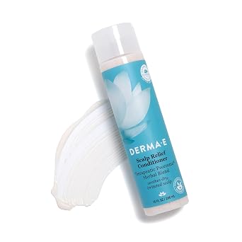 Derma E Scalp Relief Conditioner with Psorzema Herbal Blend, 8 Fluid Ounce