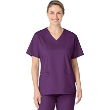 Wink WonderWORK Scrubs for Women, V-Neck Scrub Tops