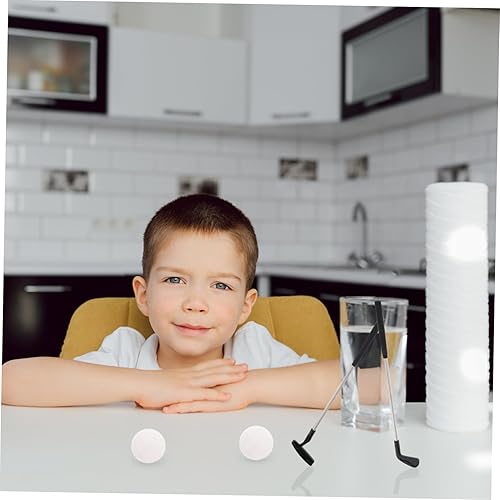 Miniatura 4 de Juego de mini putter de golf con bolas pequeñas, palos de golf realistas de escritorio para interiores para el desarrollo de habilidades, fomentar