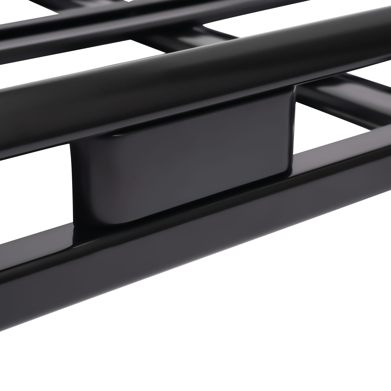 HOARLICN Dachkorb Schwarz 127x97cm - Aluminium Gepäckträger Für SUV Bis 68kg