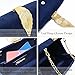 Imagen de Milisente Bolsa de Cadena Mujer Elegante Clutch de Cadena Para Terciopelo con Bolso de Boda de Hebilla