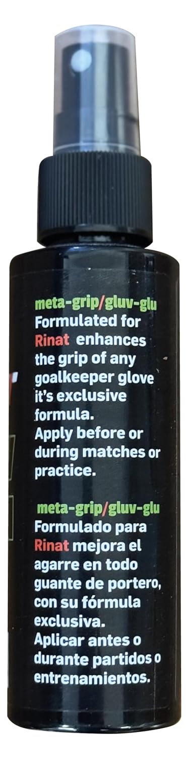 Rinat GluvGlu Goalkeeper Glove Grip Glue – 4oz/120ml Soccer Goalie Grip Spray for Better Control – Long-Lasting for Game & Training Use