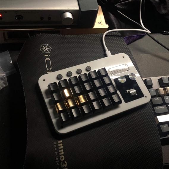 Photoshop Hot Key Macro Programming Keyboard for PS PR AE Keyboard for Designer Office Drawing Audio Video Clips Keyboard (BlueSwitch)