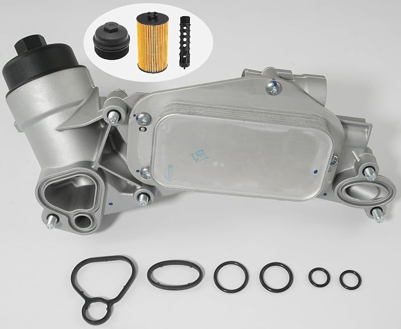 Carcaça do filtro de óleo com resfriador CYTROBE para Chevy, Buick, Pontiac e Saturn 1.6L/1.8L – 1 unidade