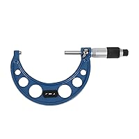 Vista 10 de HFS (R) Micrómetro exterior de 2-3" con precisión de 0.0001", yunque de carburo y escala grabada con láser