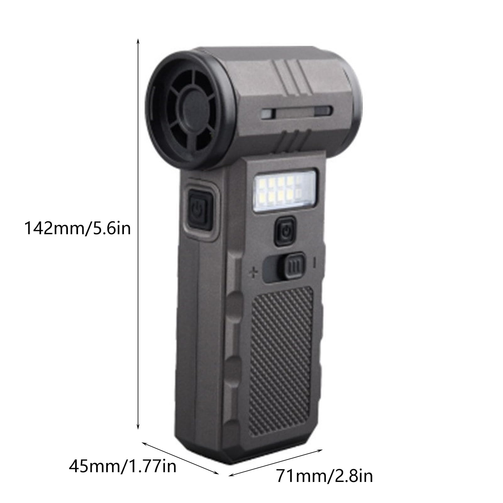 Lucidatrice elettrica Portatile Rapida da 45 m/s con modificabile a Pressione d ' 300G e Luce a LED per Computer Pulizia Auto Ventilatore potenziatore Portatile Lucidatrice con Motore