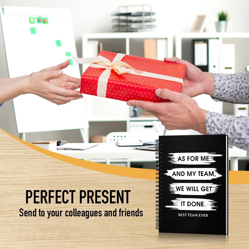 As For Me And My Team 160 Blank Pages Hardcover Spiral Notebook, Best Team Gift for Team Teammate Coworker, Employee Appreciation Gift, Best Team Ever Gift for Team Leader Member - Image 4