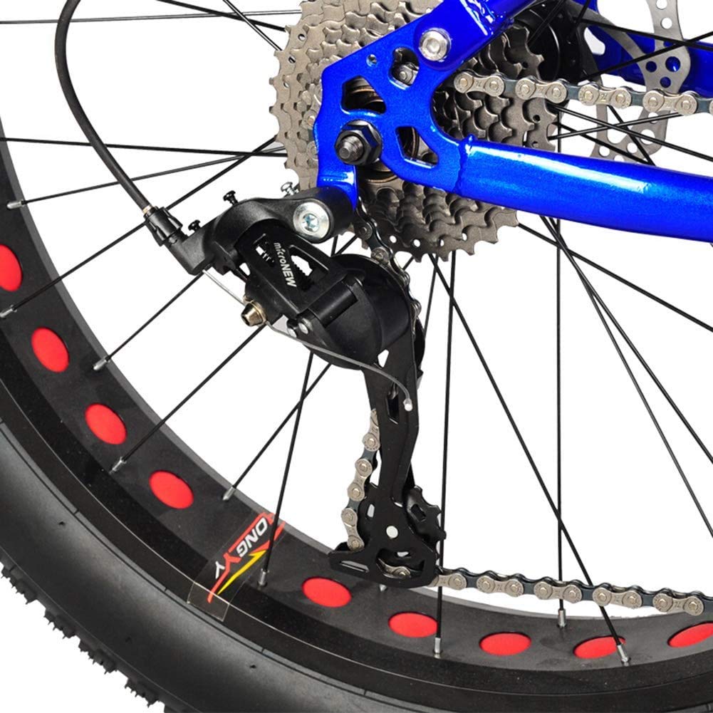 Buy XHJZ Mountain Bikes, 24" 26 Inch Fat Tire Hardtail Mountain Bike