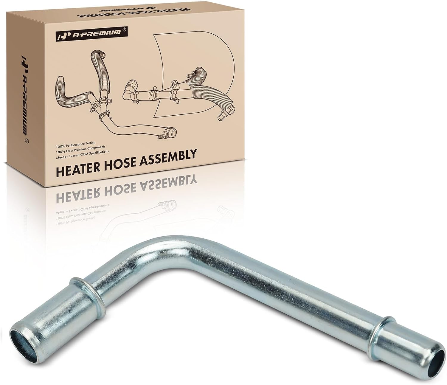 A-Premium HVAC Heater Hose Pipe Line Assembly Compatible with Ford F-150, F-250, F-250/F-350/F-450/F-550 Super Duty, F-53 Motorhome Chassis, Expedition, E-150/E-250/E-350 Econoline & Lincoln Navigator