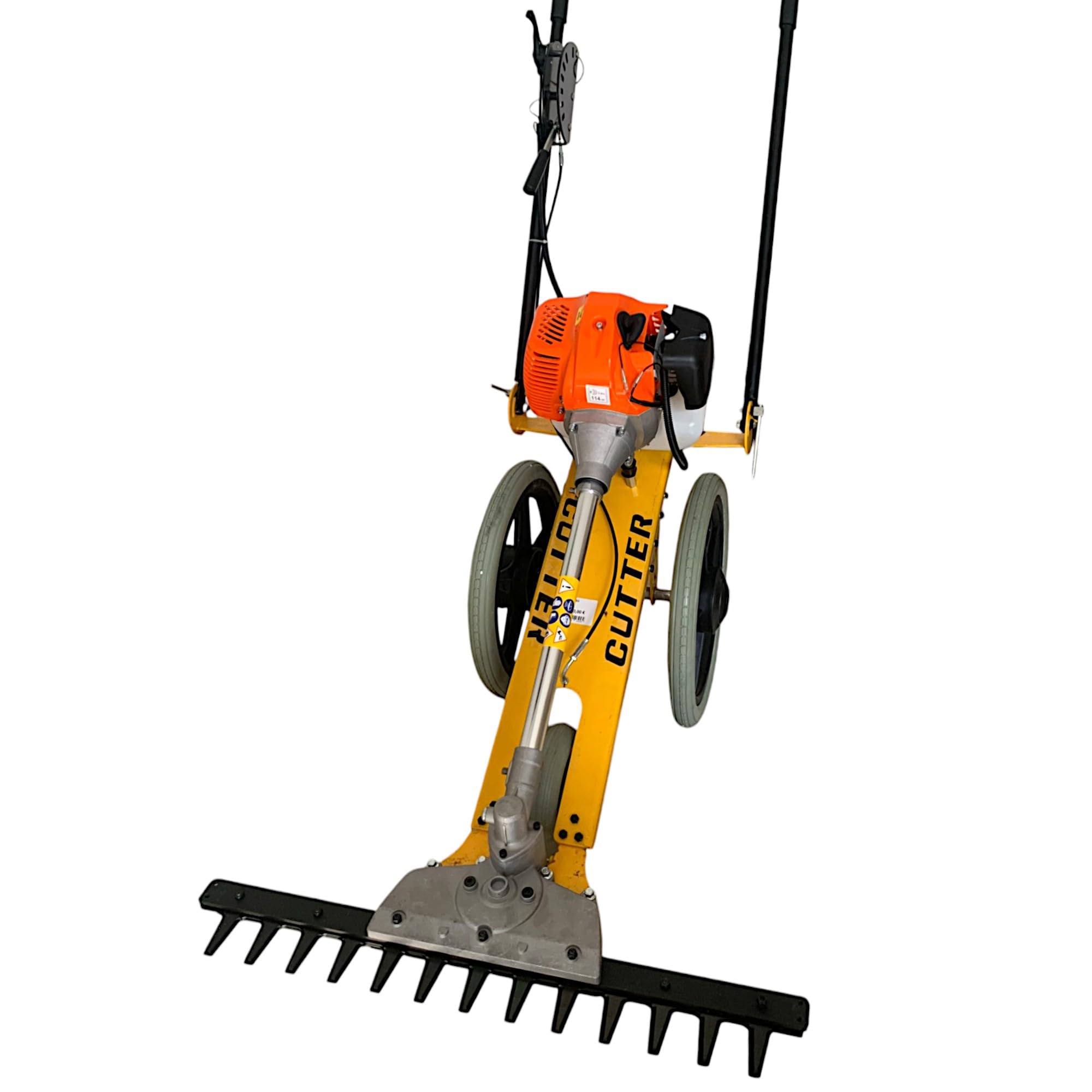 Motofalciatrice a Scoppio 42.5CC Potenza 1.45KW Motore 2 Tempi Larghezza di Lavoro 70cm