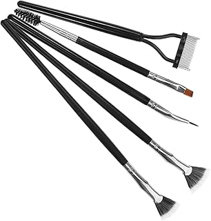 5pcs Folding Angle Scalloped Lash Brushes Eye...