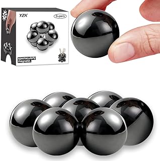 YZK 33mm Magnetic Balls 8pcs, Fidget Toys for Adults and Magnet Desk Toys for Office, Stress Relief Gift for Birthday, Lar...