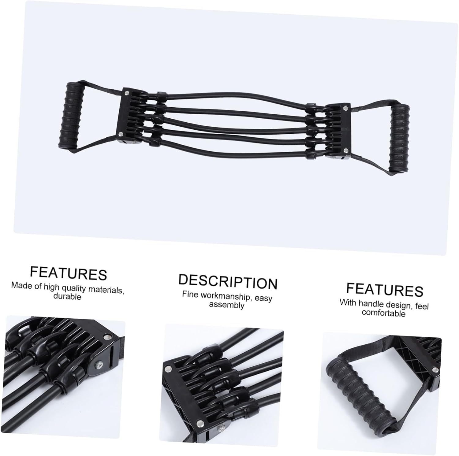 HANABASS Chest Training Device Elastic Band Chest Puller Fitness Resistance Band Training Equipment