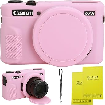 Case for Canon G7 X Mark II Camera,Improved Down-Open Design