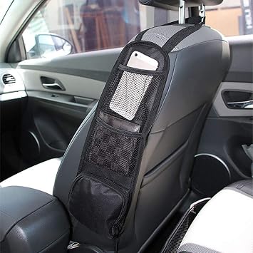 Car Storage Bag, Car Seat Side Hanging Bag Net Bag, Multi-Pocket Easy To Install Phone Wallet Small Object Storage, Suitable For Most Vehicles Truck Loading And Unloading