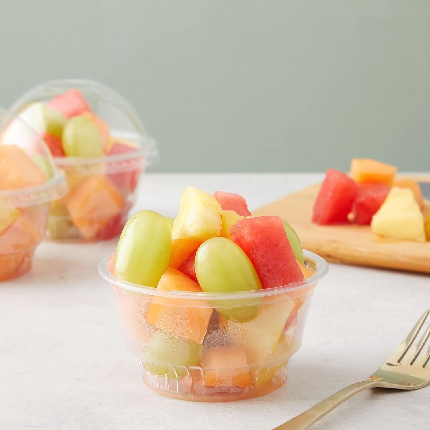 Bulk 5 oz Plastic Dessert Cups with Dome Lids Kuwait Ubuy