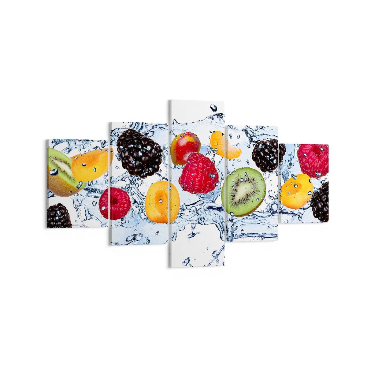 ARTTOR Cuadro sobre Lienzo 125x70cm Moderno Tríptico Cocina - 2675