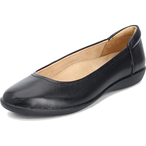 Naturalizer Womens Flexy Comfortable Slip On Round Toe Ballet Flats