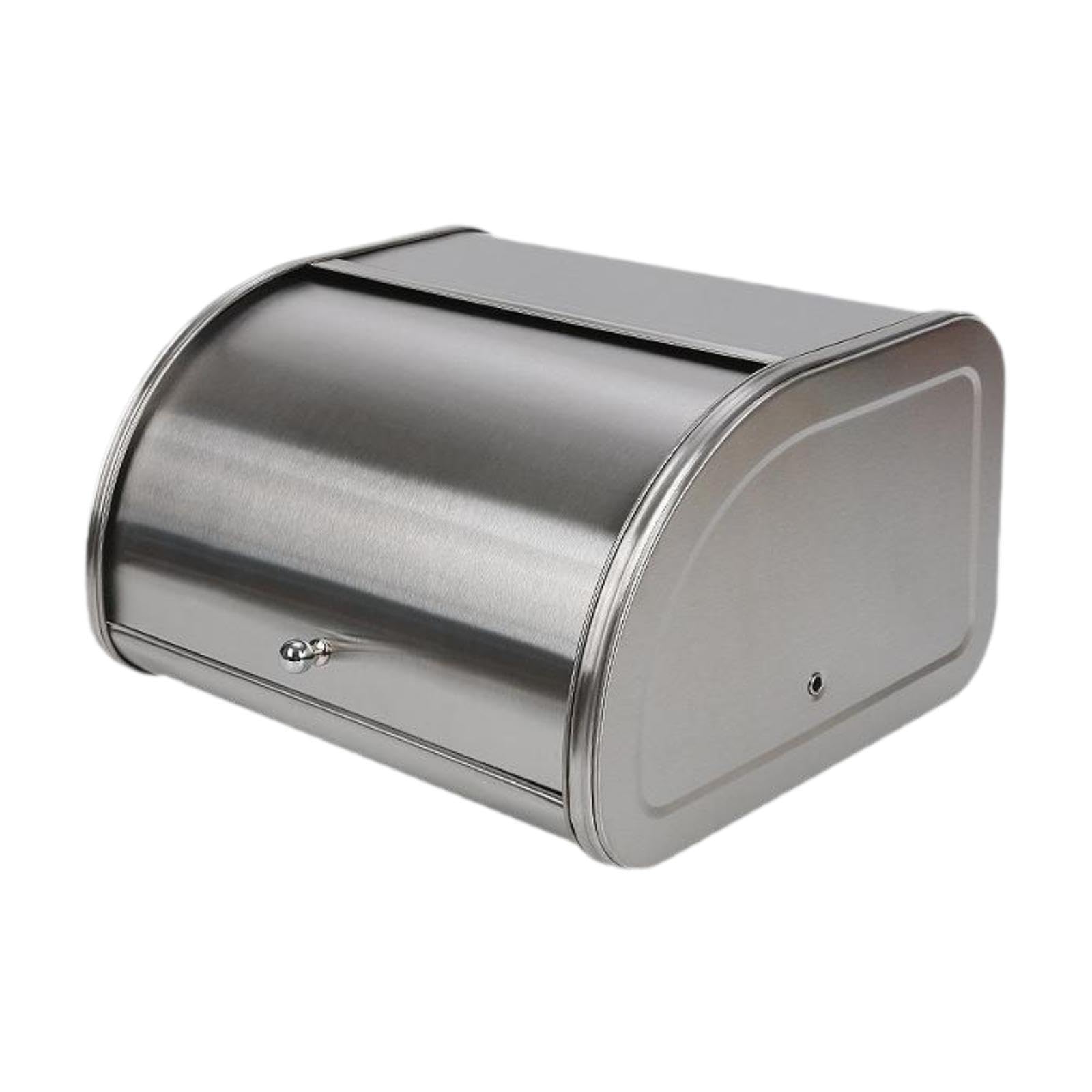 QIXCXAZ Metal Bread Box Bread Bin Farmhouse for Pantry Countertop Coffee