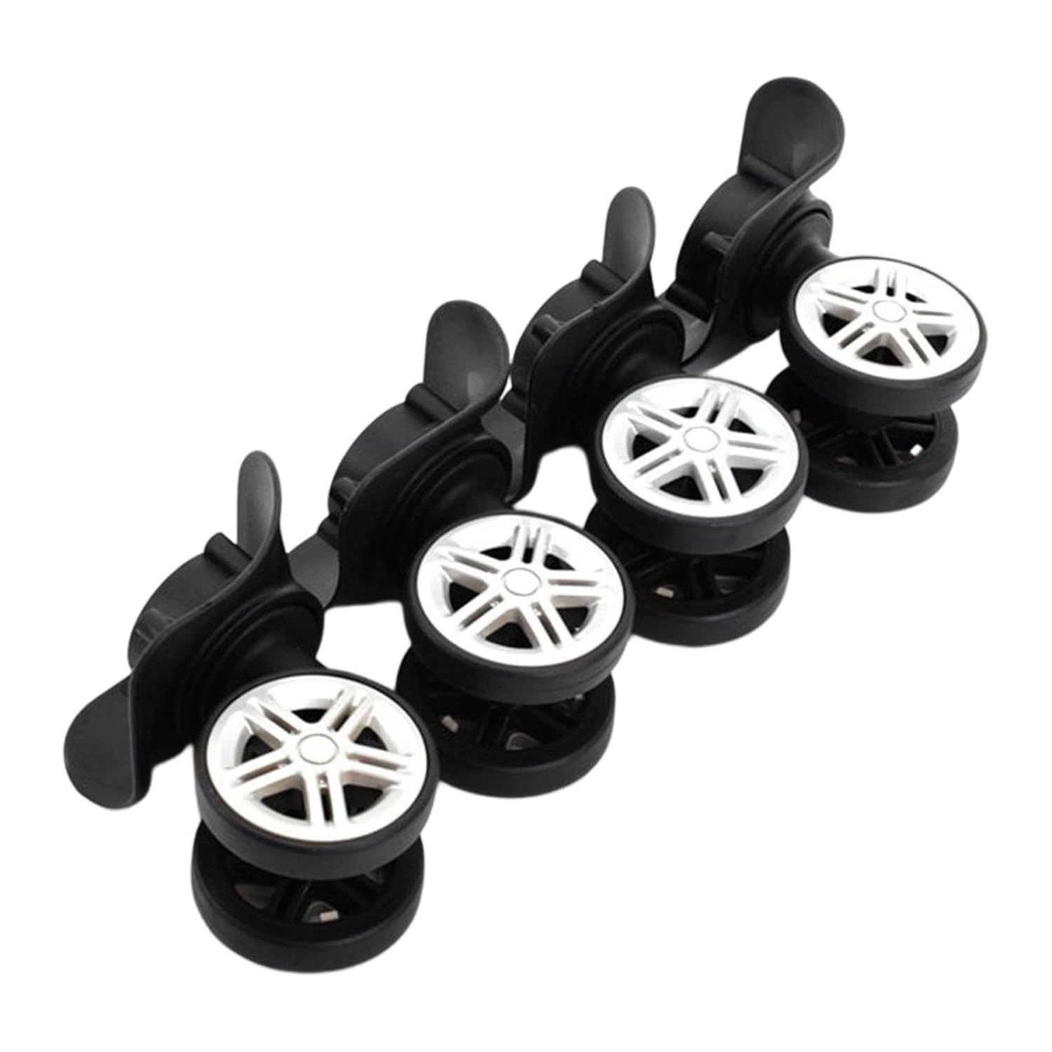 4 Pieces Universal Replacement Luggage Suitcase Wheels